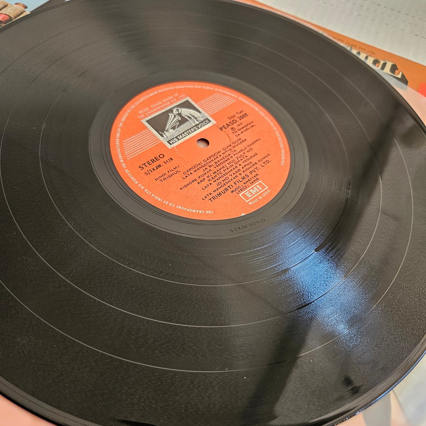 3 lps Classic Khaiyyam and Sahir Ludhiyanvi , Kabhi Kabhie, Chambal ki Kasam and Trishul  in Near mint condition from original soundtracks Supreme Stereo recording
