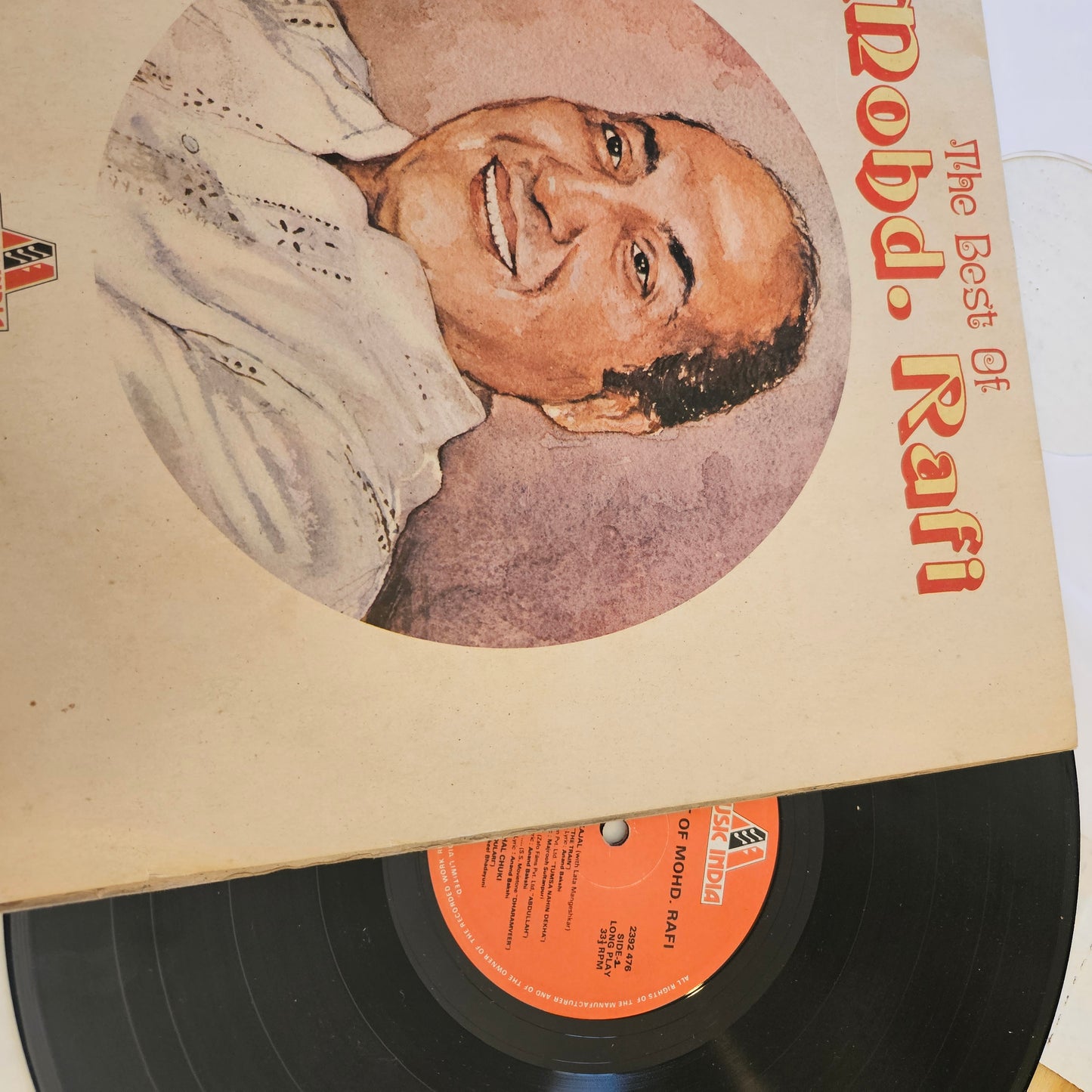 Mohammed Rafi - The Best Of  - Superb collection in near mint condition Music India 2392-476 studio recording in stereo