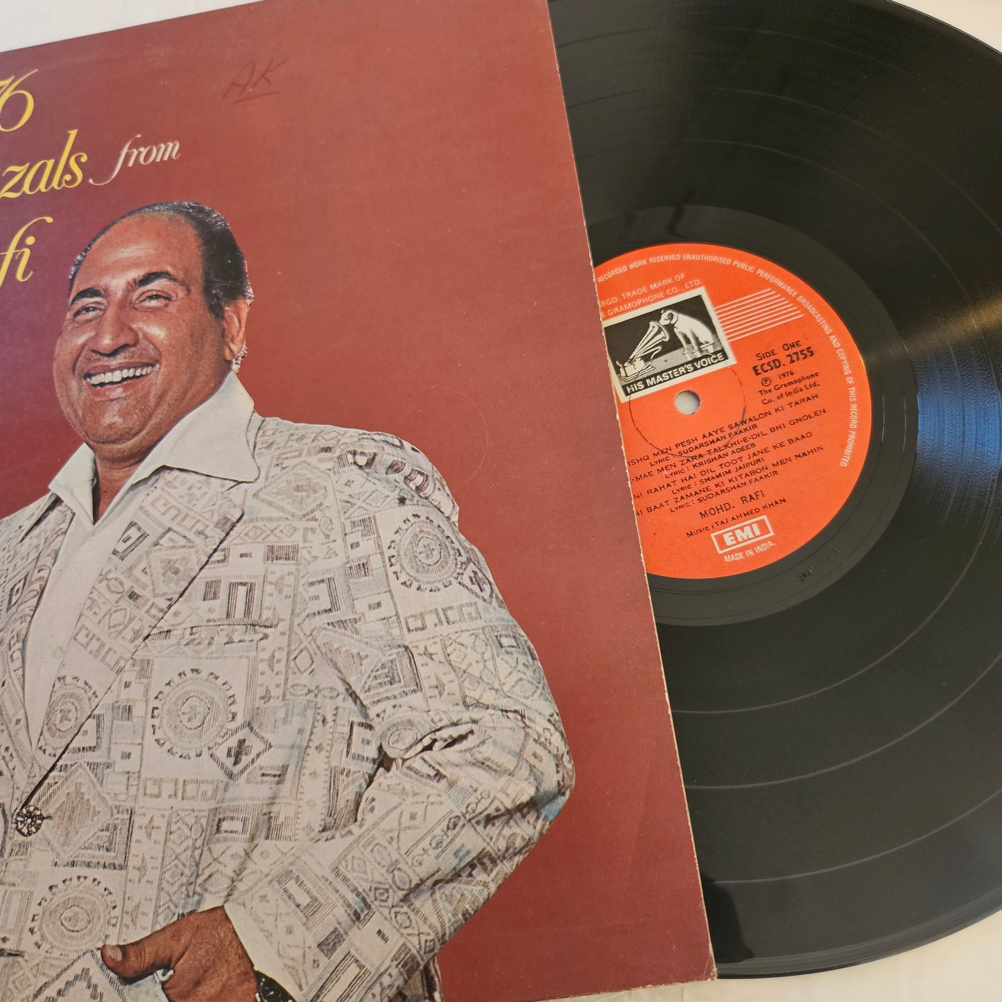 Mohammed Rafi - In 1976 The Finest Ghazals From Mohd. Rafi in near mint Pristine condition in Stereo ECSD-2755