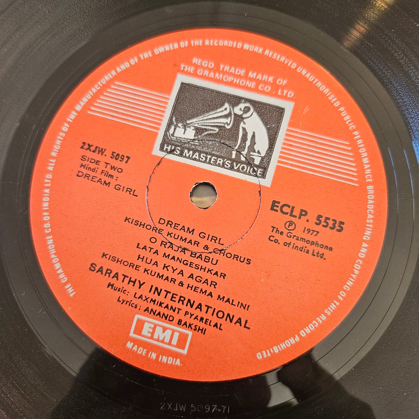 2 LPs Dharmendra's and Hema Malini  films and Music  Laxmikant Pyarelal Superhit  Dream Girl and Maa - in VG - deal