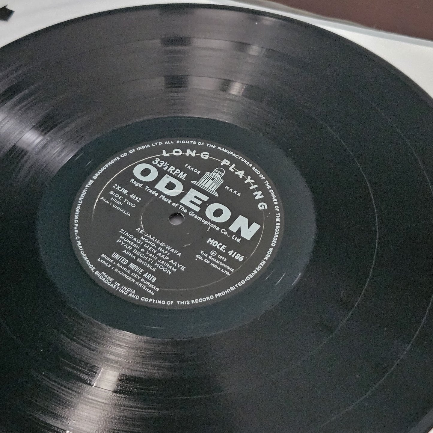 Chhalia - Music by R .D. Burman 1st Odeon RING Version in near mint condition