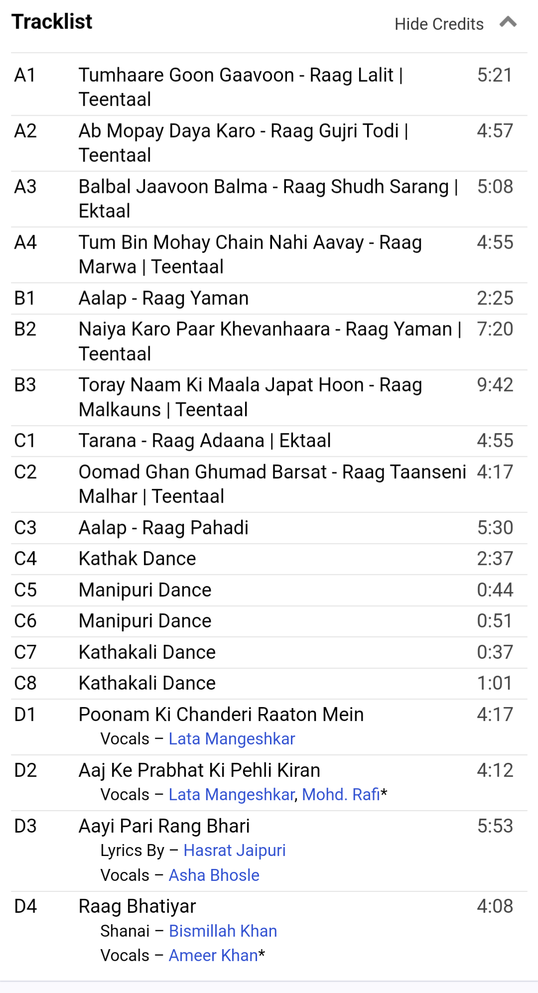 Amar Samadhi Music Vasant Desai and Ustad Salamat Khan in MInt  Sealed