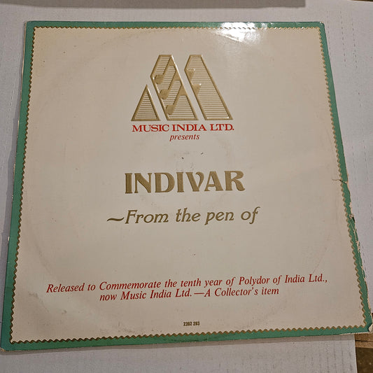 Indivar - from the pen - Collectible Item - excellent