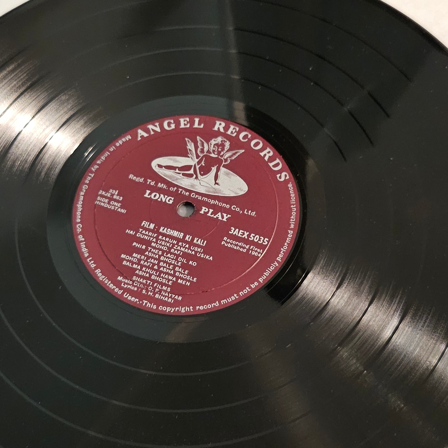 Kashmir Ki kali - 1st Angel music by  O P Nayyar in excellent condition