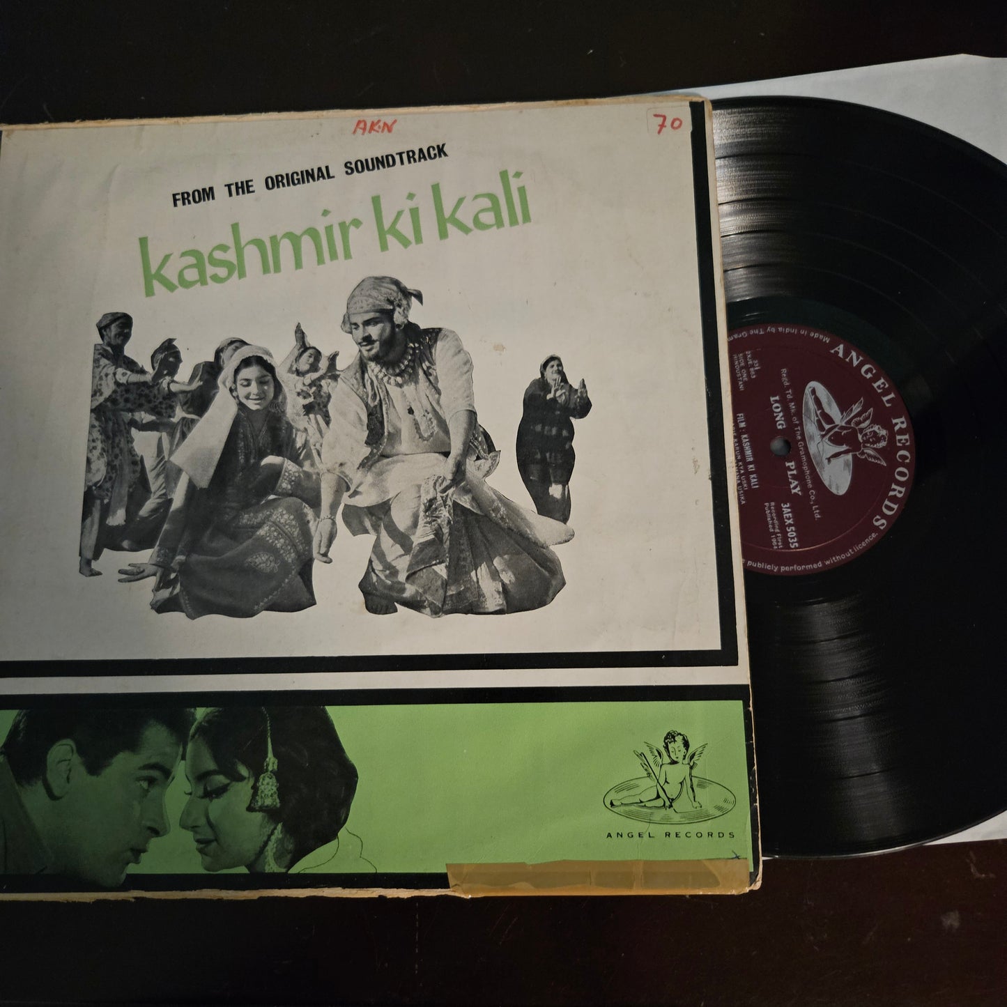 Kashmir Ki kali - 1st Angel music by  O P Nayyar in excellent condition