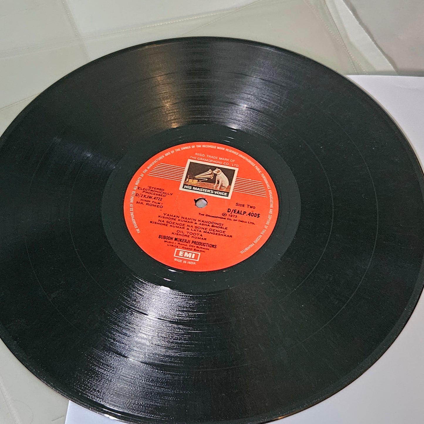 Mr. Romeo - R D Burman rare slbum 1st heacy HMV pressing in Excellent condition