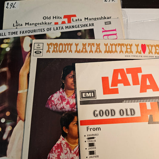 4 Lps package Lata Mangeshkar Great collection Best albums in excellent to near mint