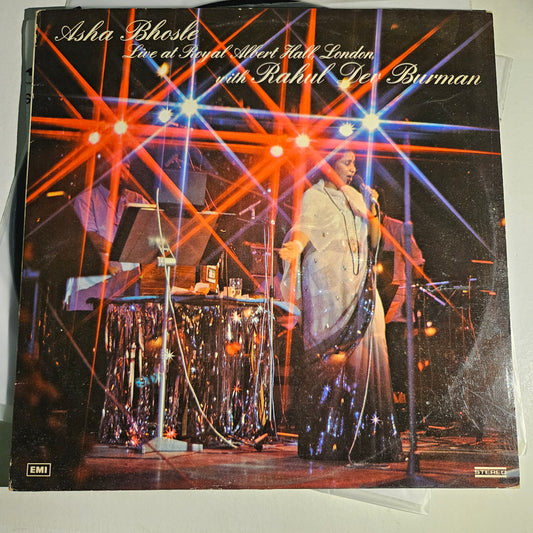 R D Burman & Asha Bhsole Live at Royal Albert Hall 2 LP set near mint Priatine