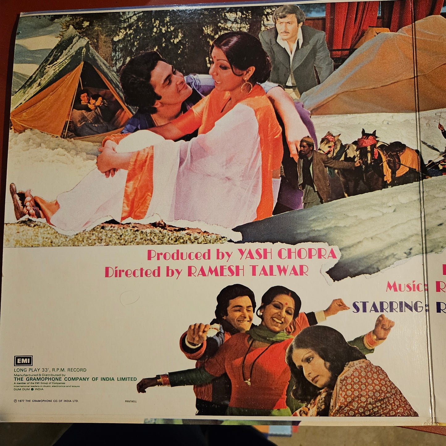 2 LPs Blockbuster KARZ and DOOSARA AADMI Rishi Kappor excellent to near mint