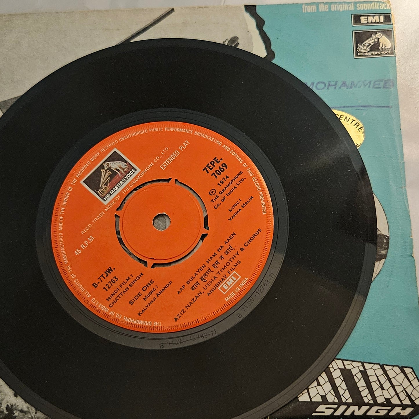 Chattan Singh - Kalyanji Anandji classic Rare EP in excellent
