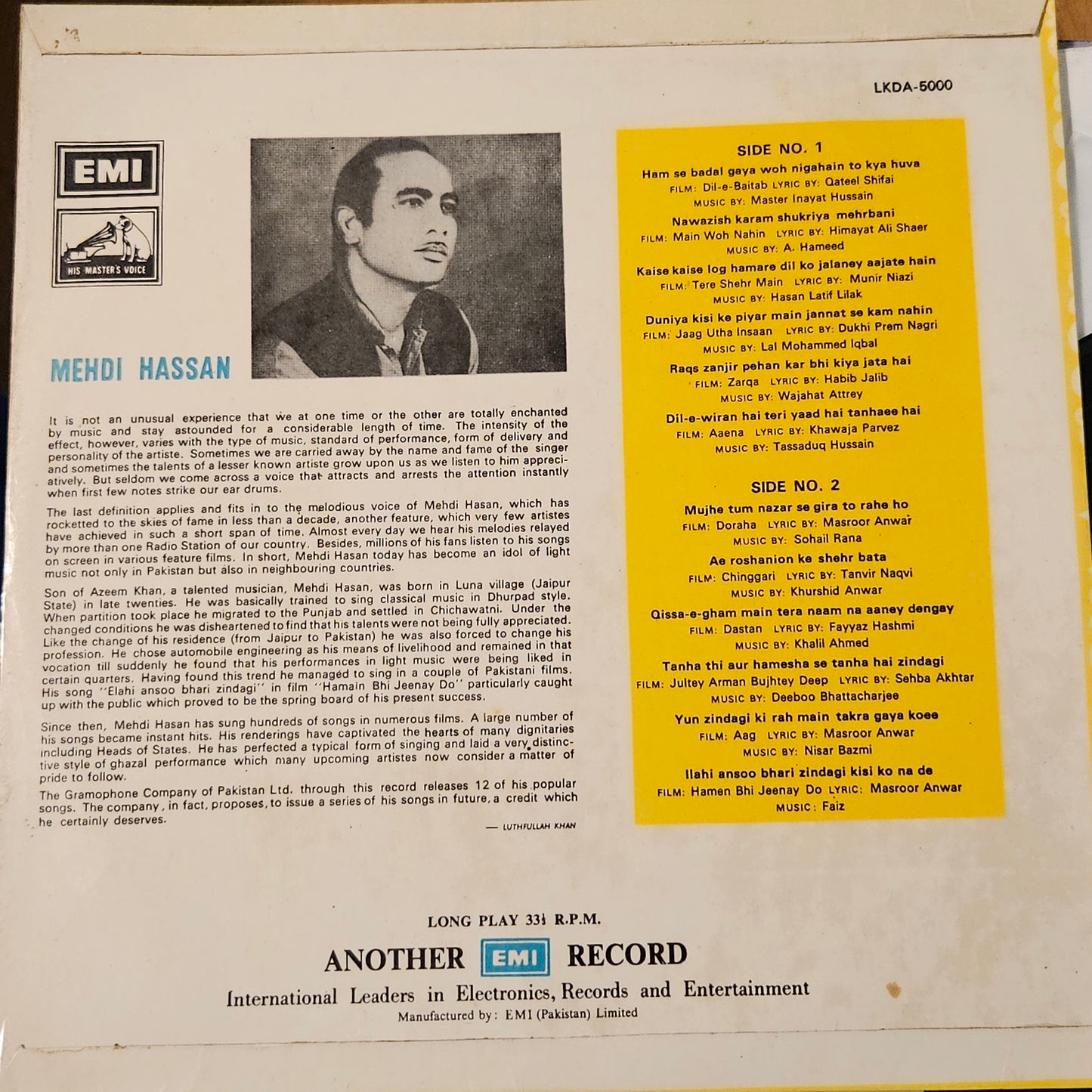 Mehdi hassan - Mehdi hassan - His best in excellent condition