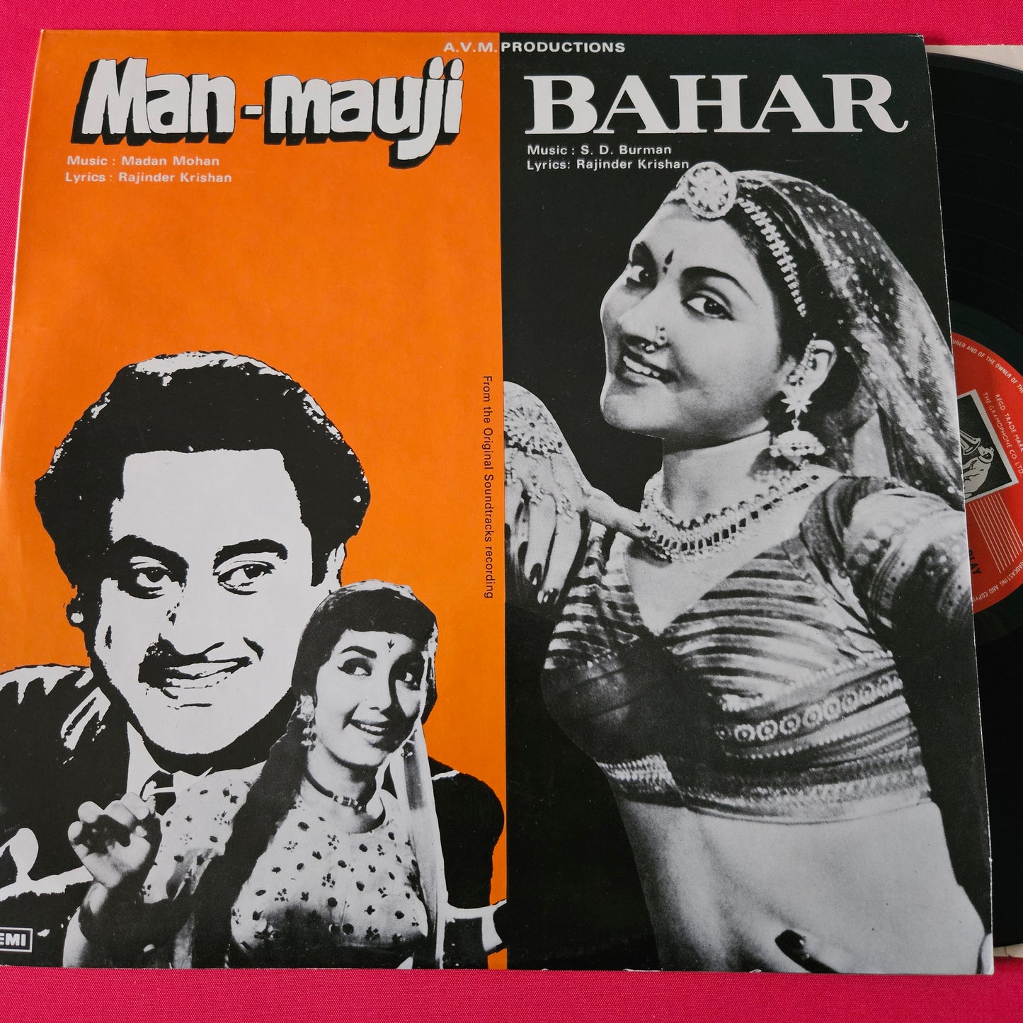 Man Mauji + Bahar - Madan Mohan & S D Burman. SuperHit *Saiyan dil me aana re* near mint Pristine