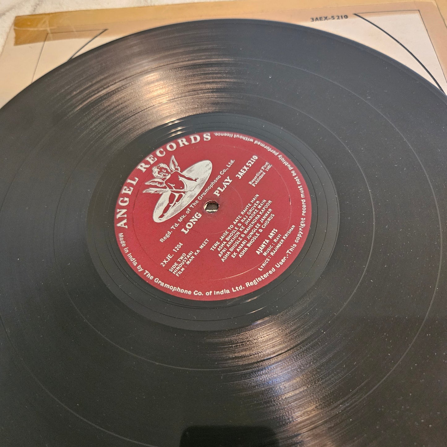 Man Ka meet  - 1st Angel Edition Music by Laxmikant Pyarelal in excellent