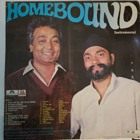 Bhupinder* & Uttam Singh – Homebound Instrumental Rare  in excellent