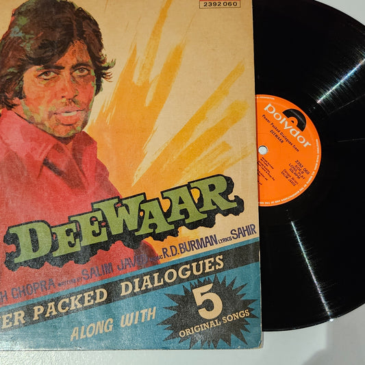 Deewar - R. D. Burman blockbuster with dialogue s in Excellent condition