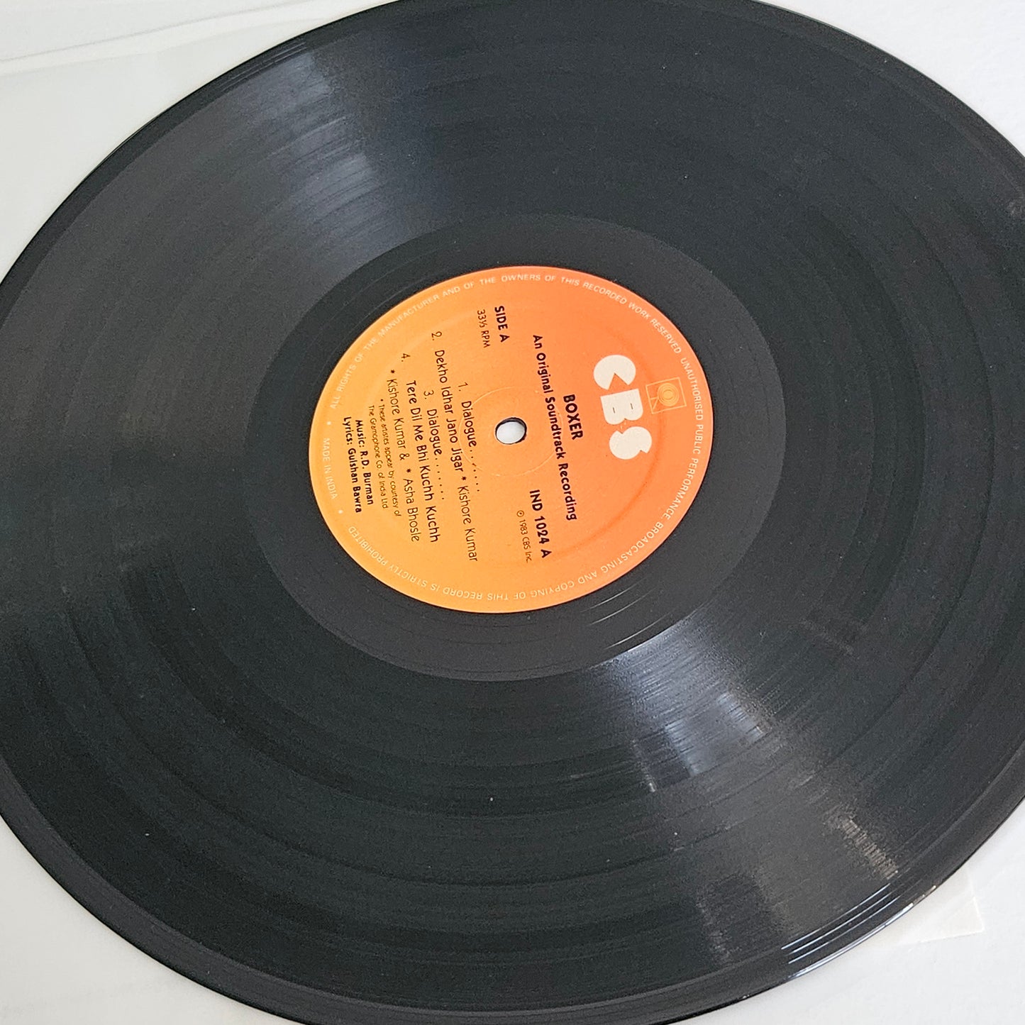 BOXER - R. D. Burman Record in near mint condition Pristine