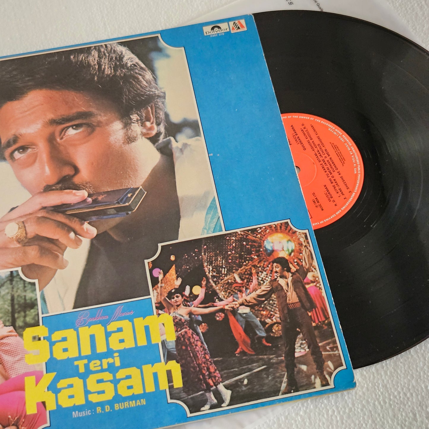 SANAM TERI KASAM -  R. D. BURMAN in Blockbuster in Near Mint condition - Gatefold edition
