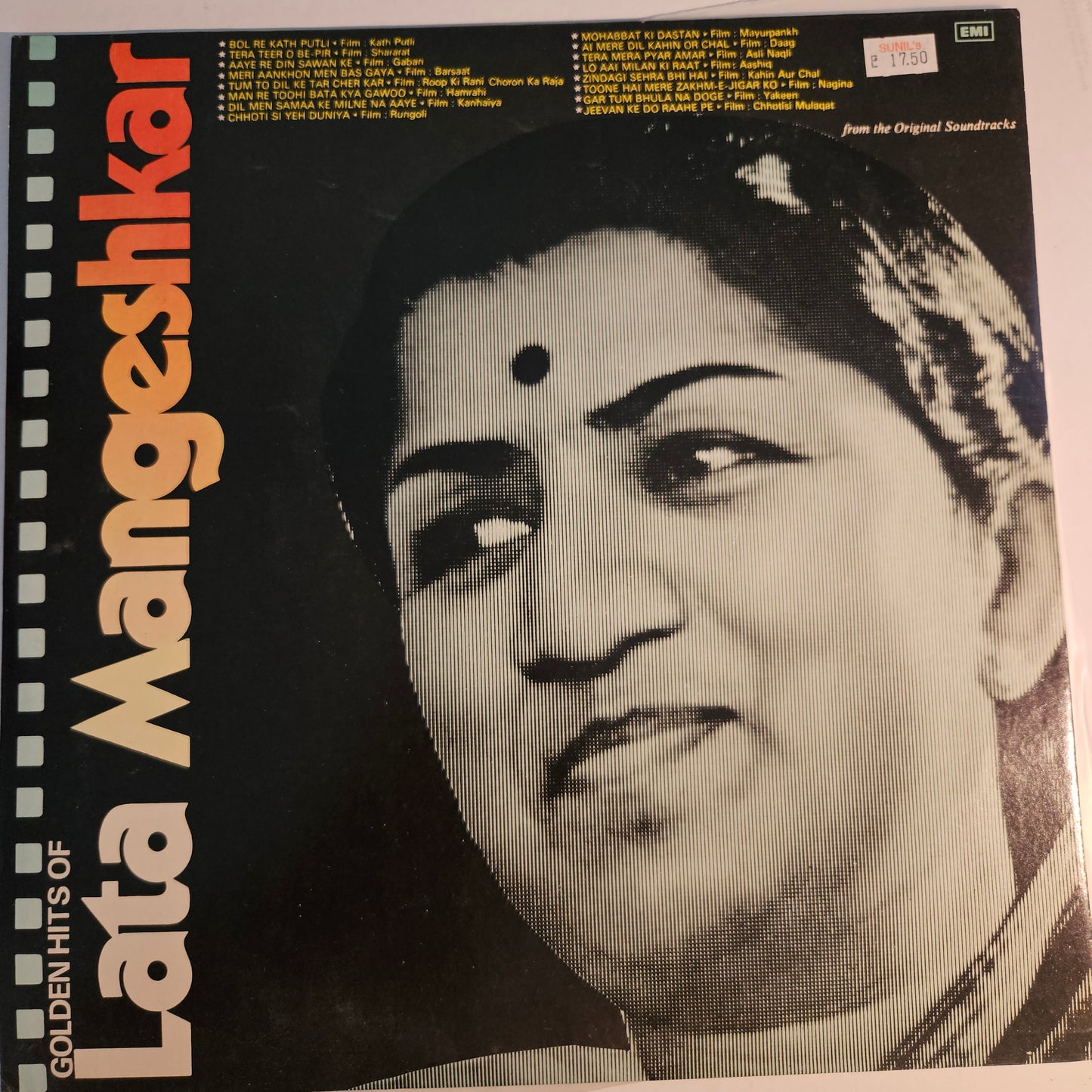 3 Lps package Lata Mangeshkar Great collection Best albums in excellent to near mint