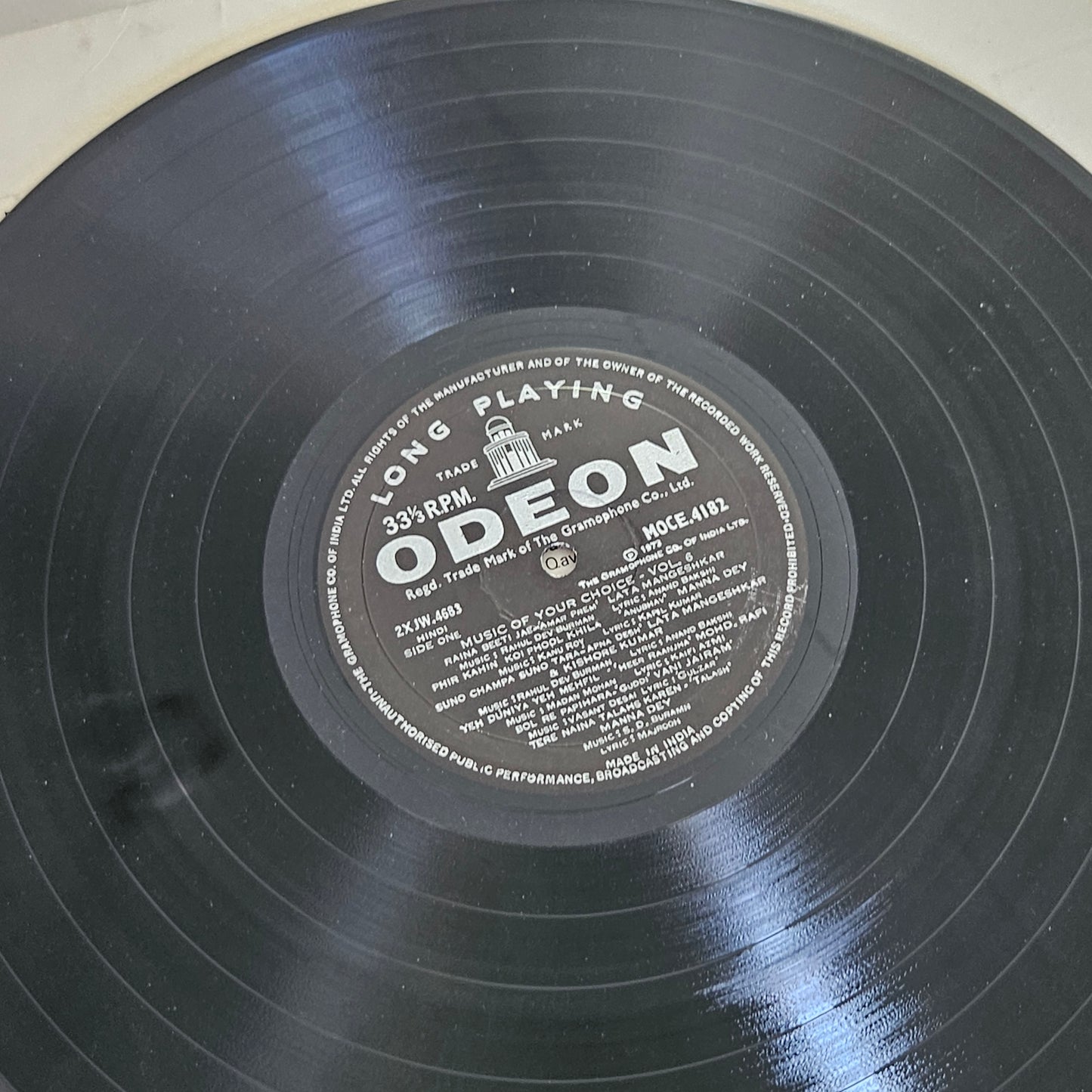 Music of Your Choice vol 6 in VG++ Ring Odeon edition. Superhit collection of songs