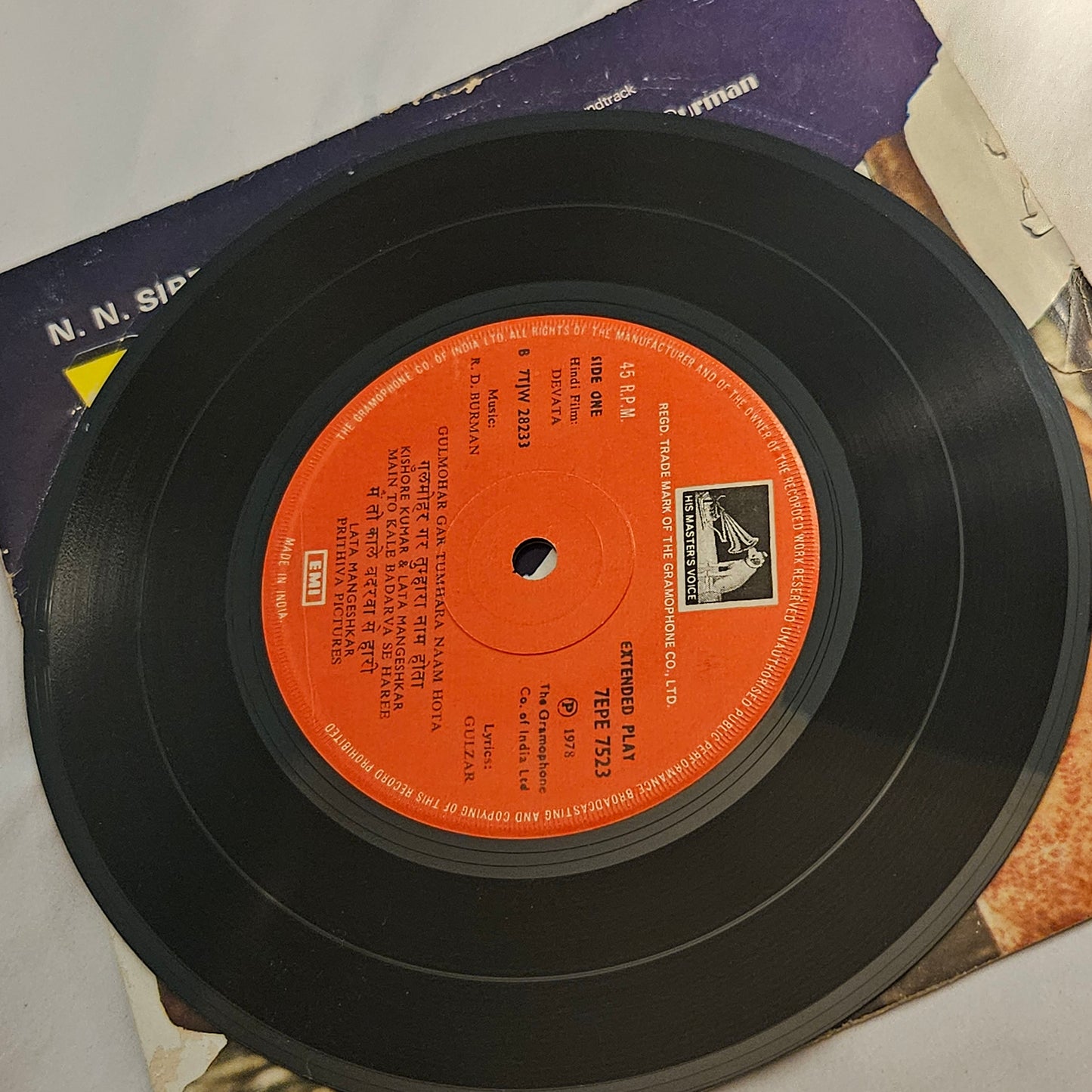 Devata  -R D Burman and Gulzar  - HMV EP  in excellent