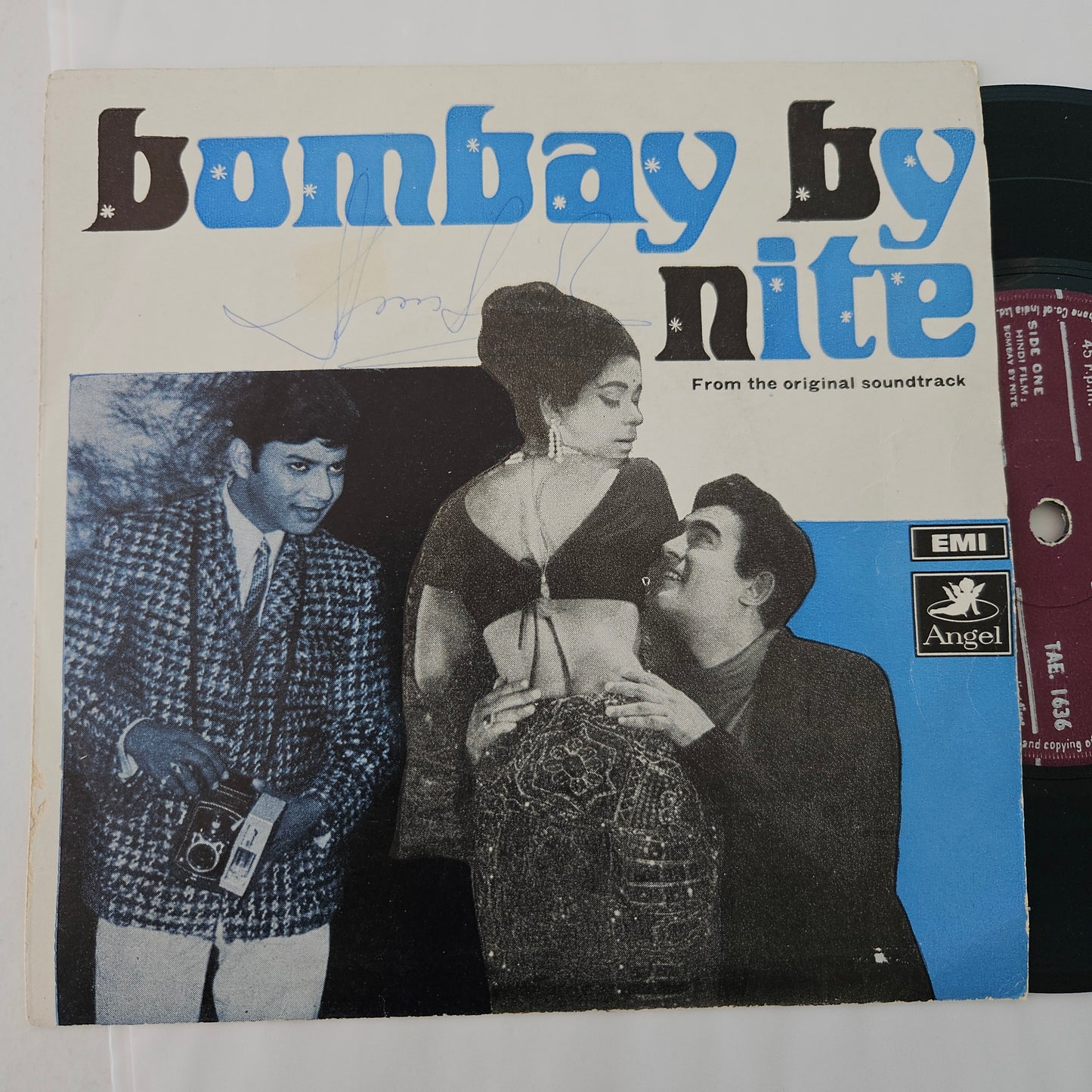 Bombay by Nite  - 1st Angel  EP - Music iqbal Qureshi - in near mint - Rare Nostalgia