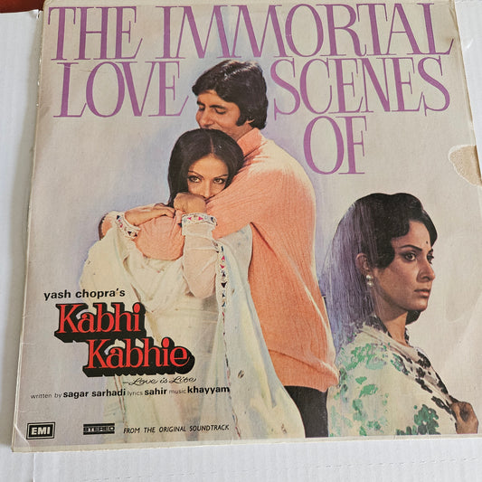 Dialogues from Kabhi Kabhie - Khaiyyam and Sahir classic - in near mint ECLP5643