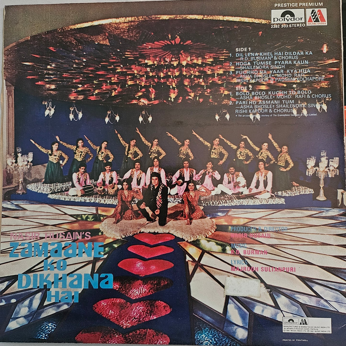 Zamaane Ko Dikhana Hain - R D Burman superhit gatefold in excellent to near mint