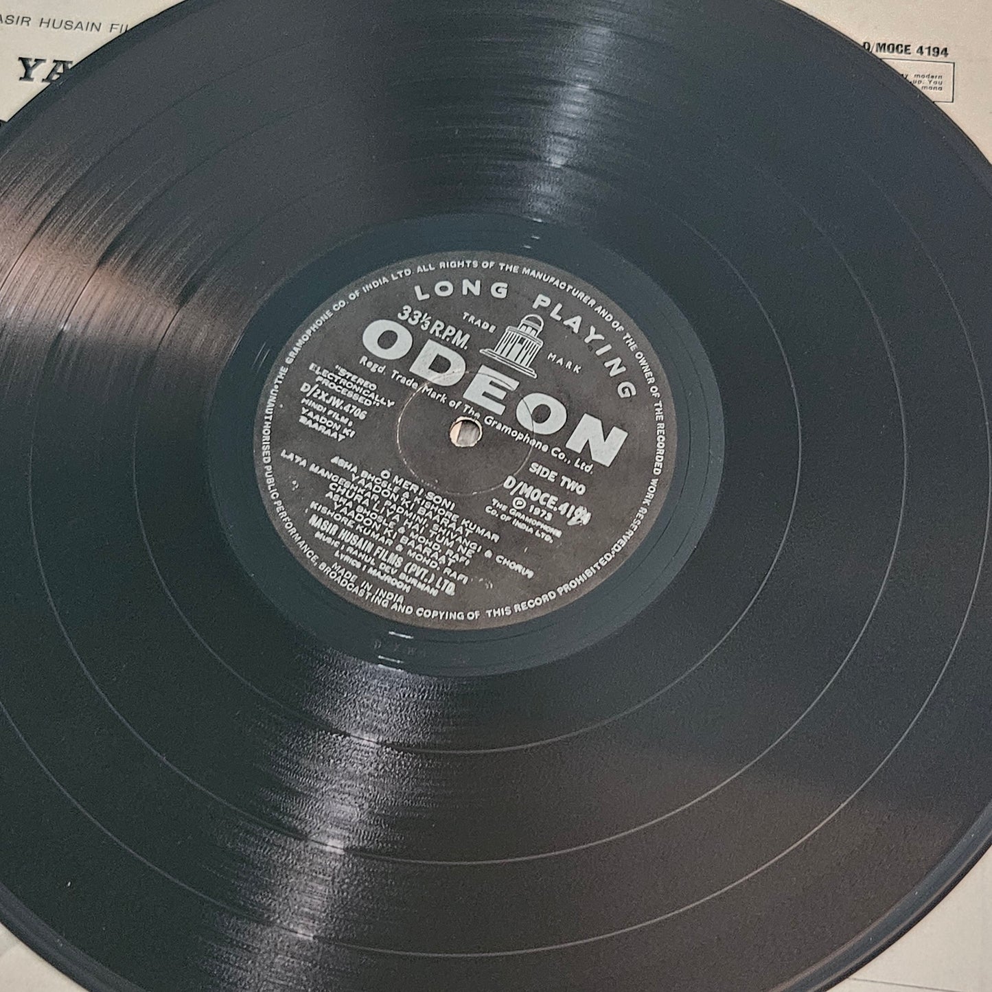 Yaadon Ki Baaraat - R D Burman superhit blockbuster in excellent condition