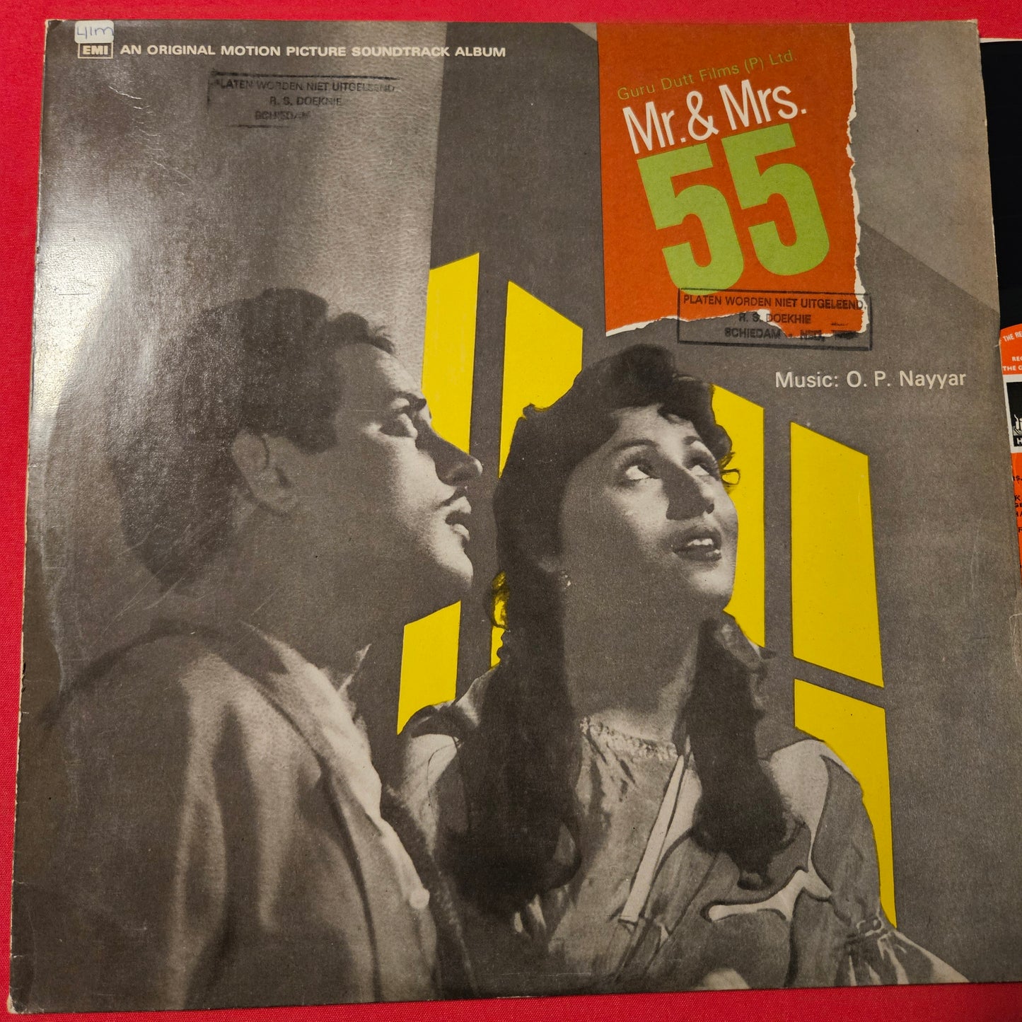 Mr. & Mrs. 55 - O P Nayyar and Guru Dutt classic superhit in near mint