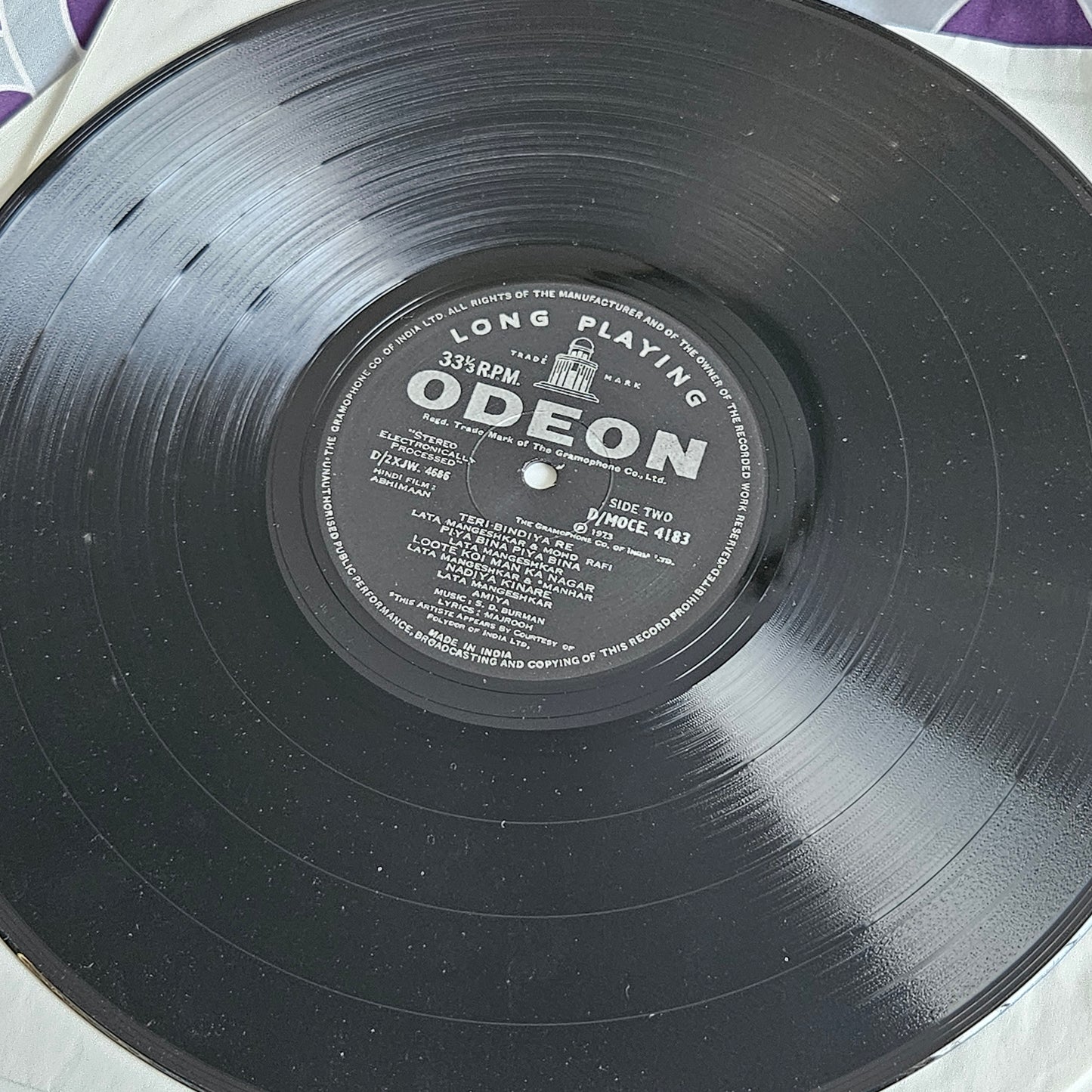 Abhimaan - Original Soundtrck by S. D. Burman in near mint condition