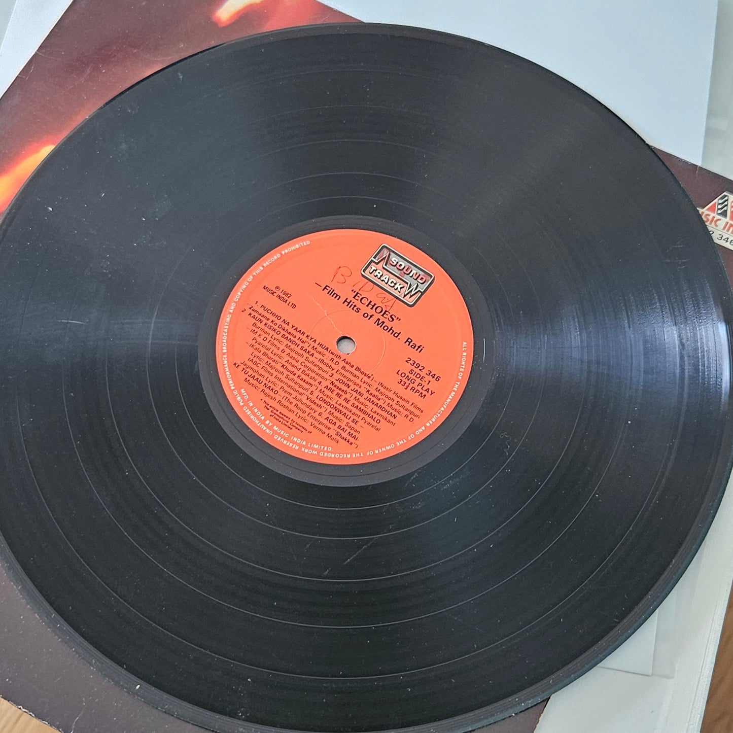 Mohd. Rafi* Echoes (Film Hits Of Mohd. Rafi) in VG+ condition