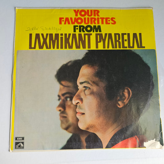 Laxmikant Pyarelal - Your Favourites from Laxmikant Pyarelal - red dog 1st HMV in excellent EALP4002