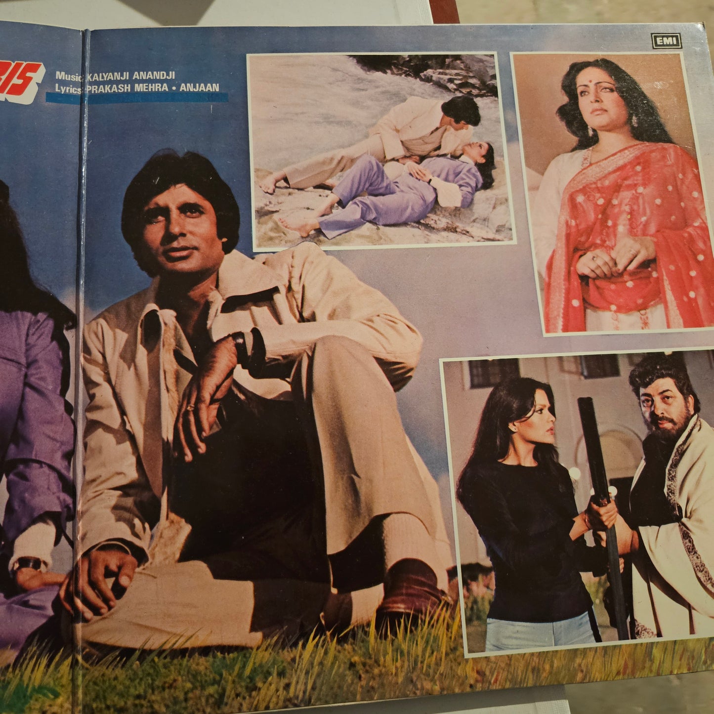 2 LPs Blockbuster Laawaris and Muqaddar ka Sikandar Amitabh, Kalyanji Anandji and Prakash Mehra in excellent to near mint