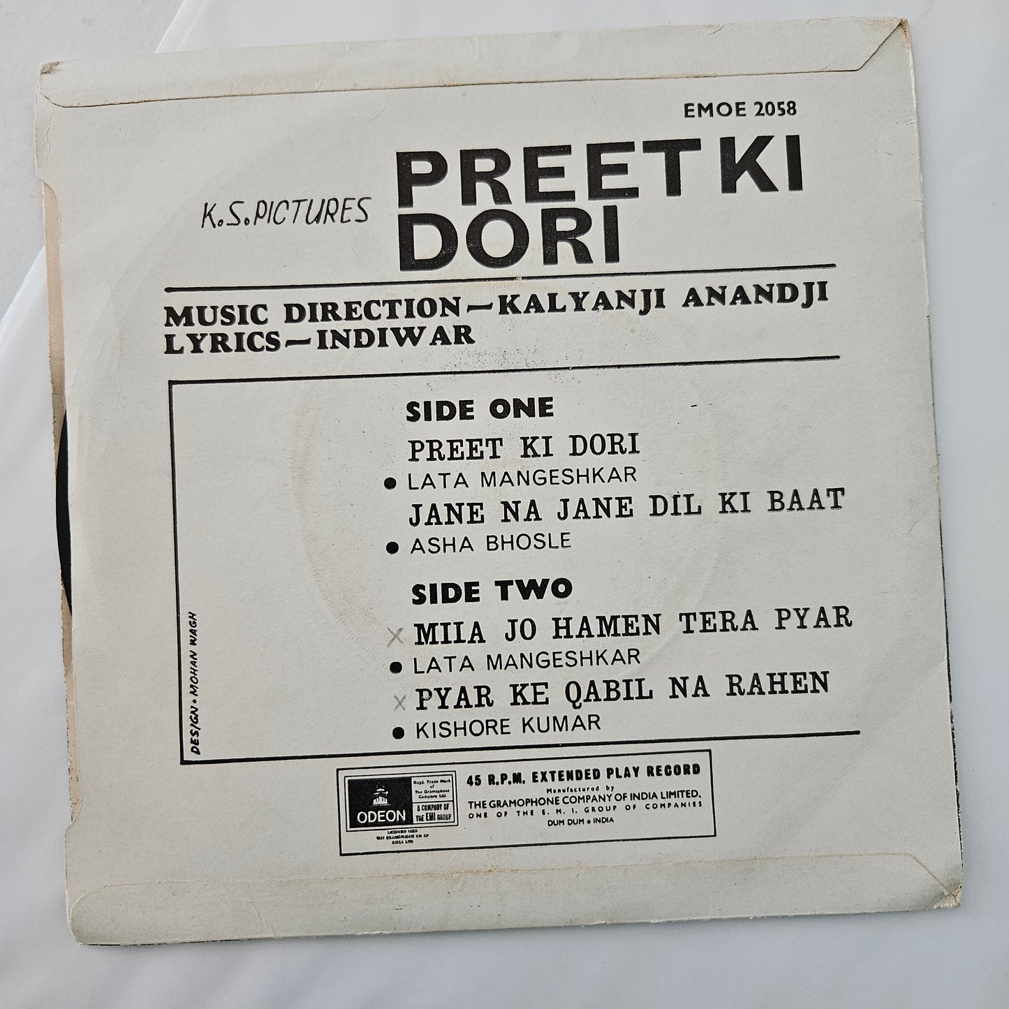 Preet ki Dori  - Kalyanji Anandaji Ep in Near mint condition
