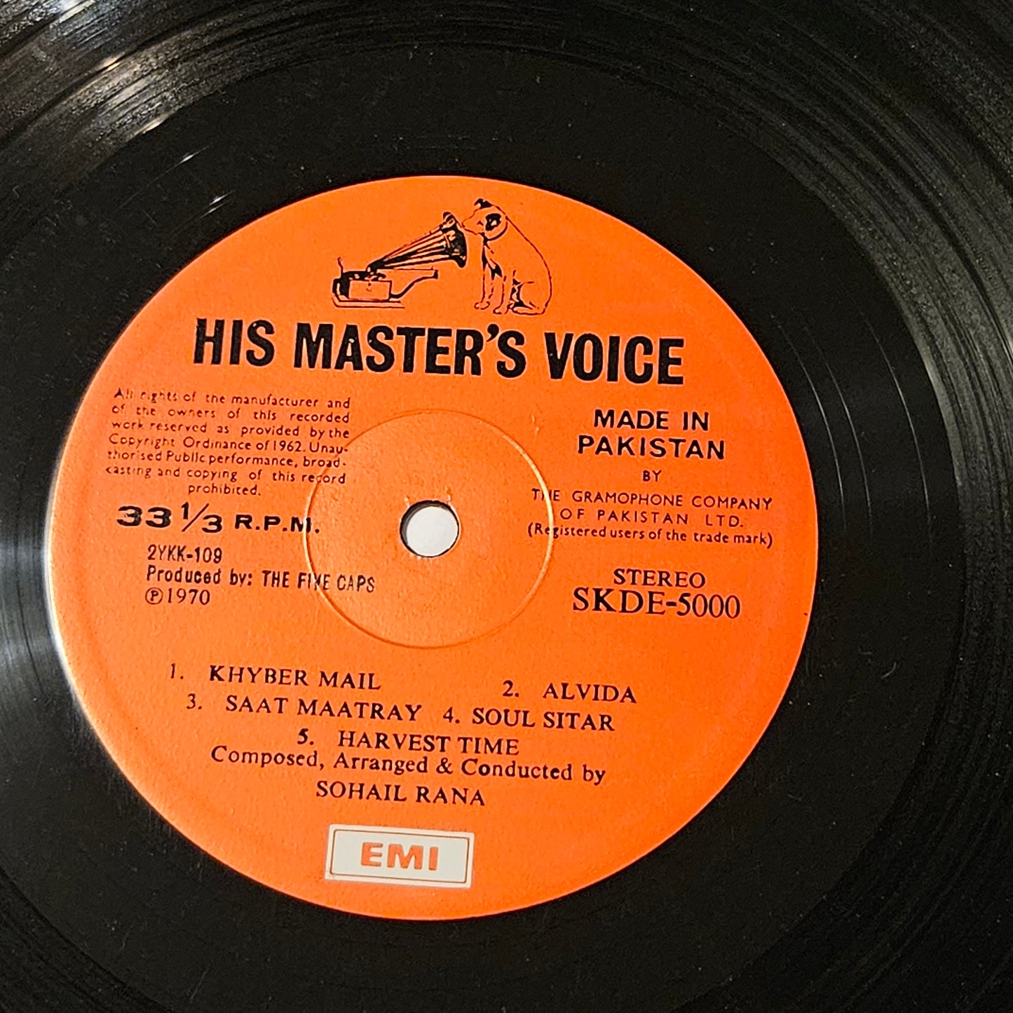 Sohail Rana – Khyber Mail very rare HMV edition - jazz rock funk in near mint