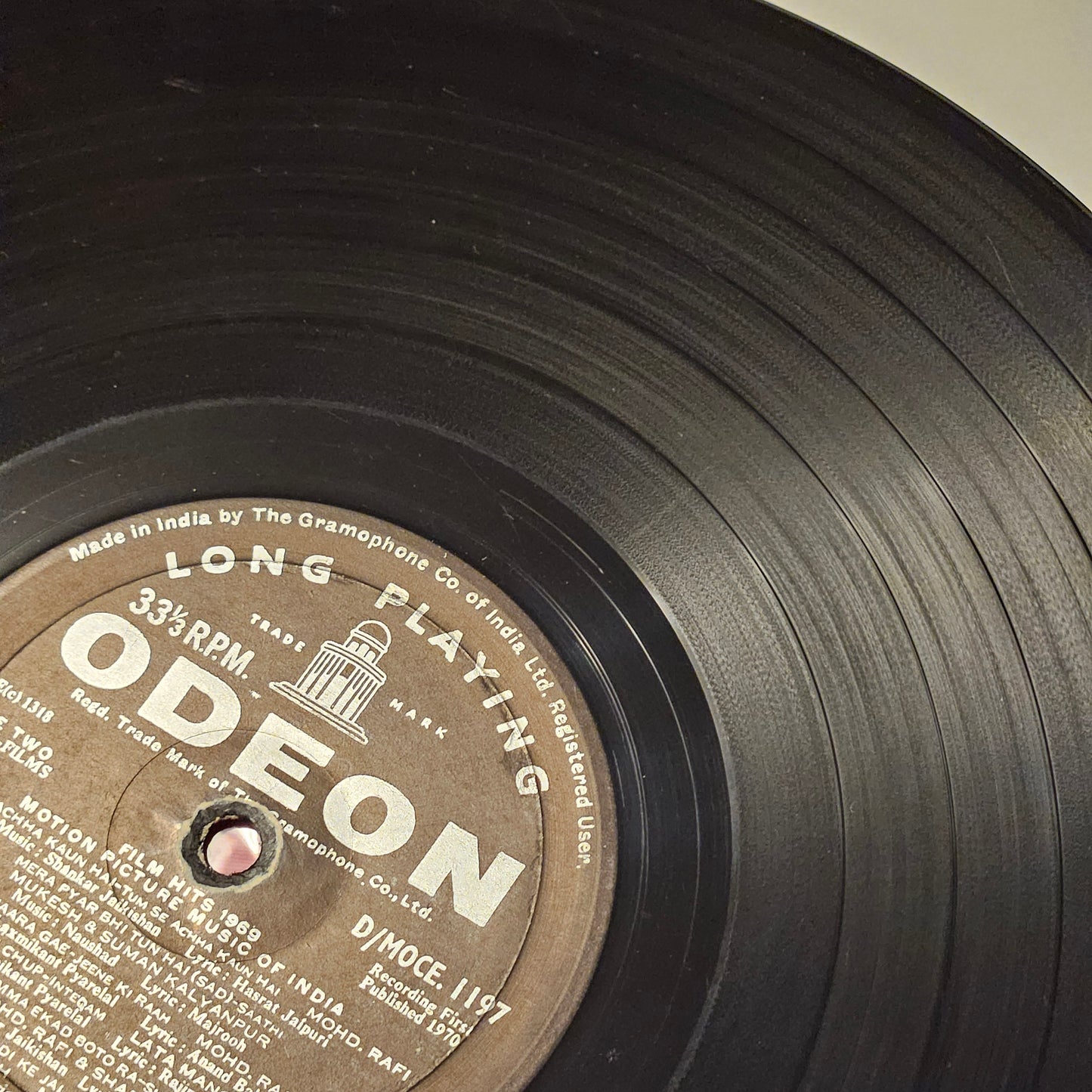 Film Hits of 1969  - Good Collection of songs Ring Odeon edition in near mint condition
