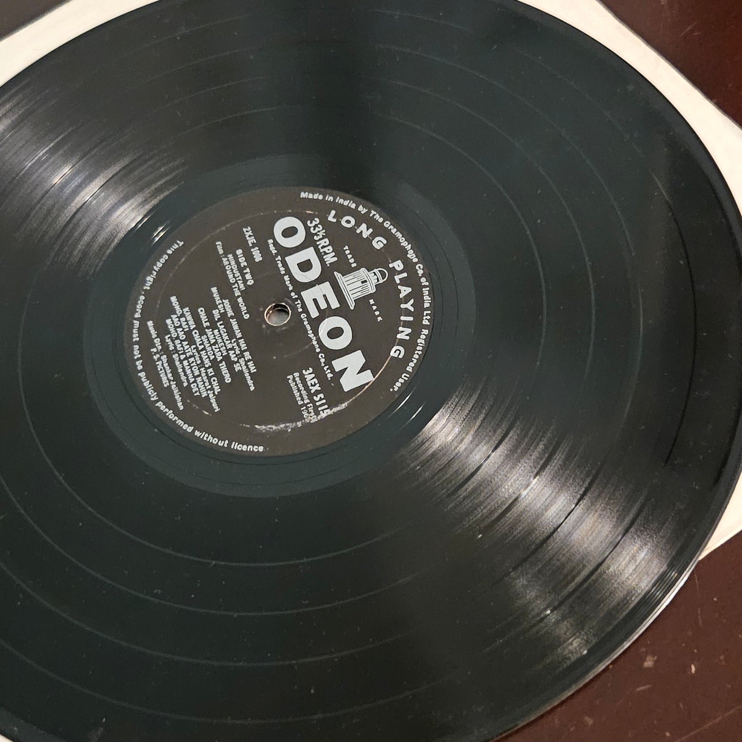 Around the world - 1st Odeon Ring in excellent condition - Music ShankarJaikishan