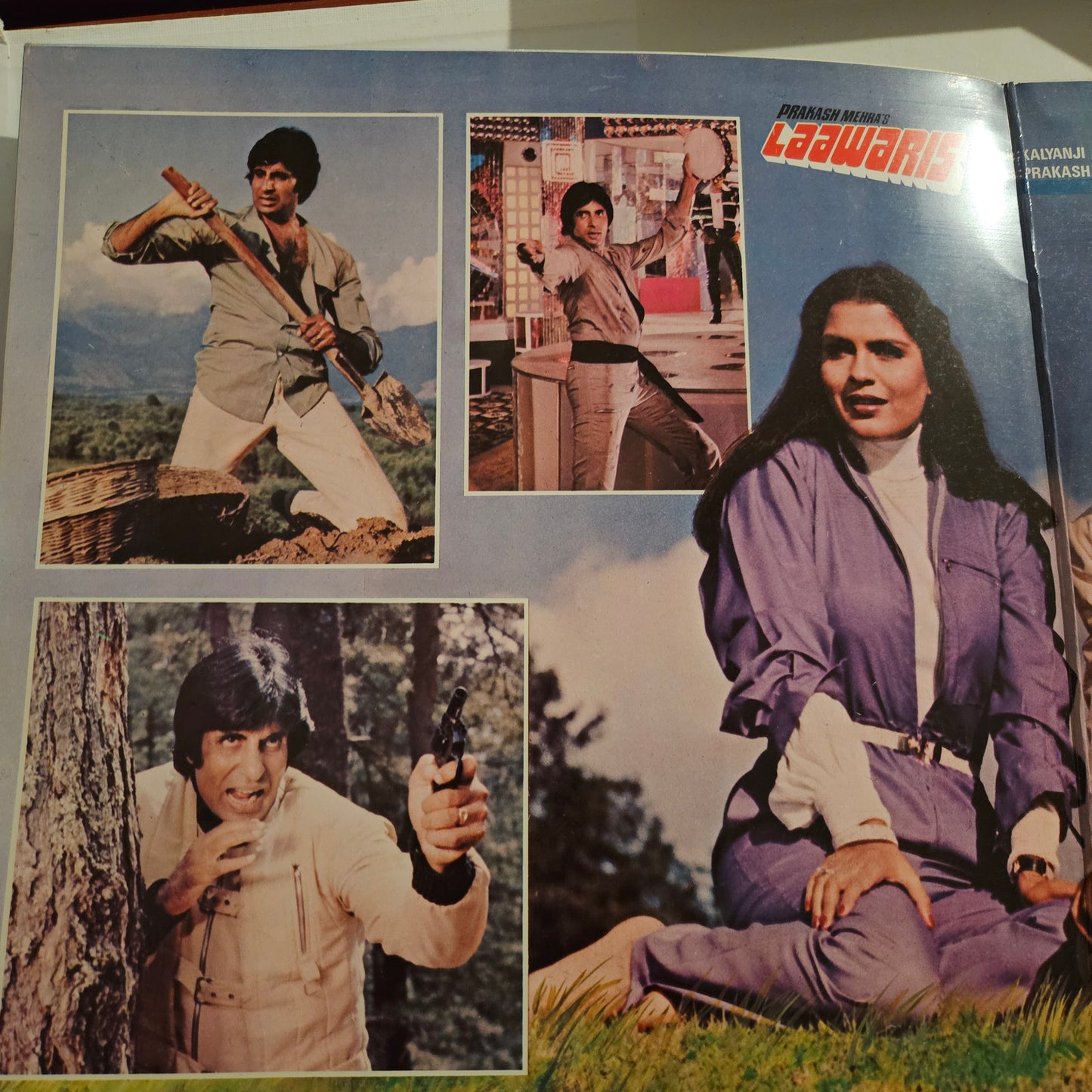 2 LPs Blockbuster Laawaris and Muqaddar ka Sikandar Amitabh, Kalyanji Anandji and Prakash Mehra in excellent to near mint