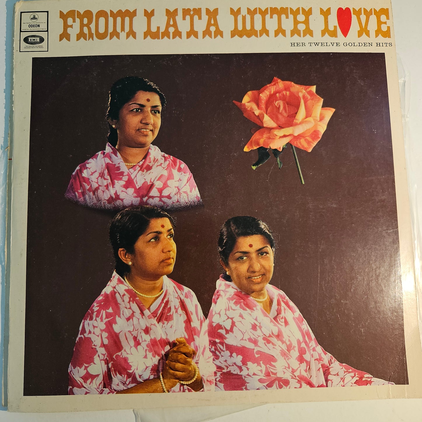 4 Lps package Lata Mangeshkar Great collection Best albums in excellent to near mint