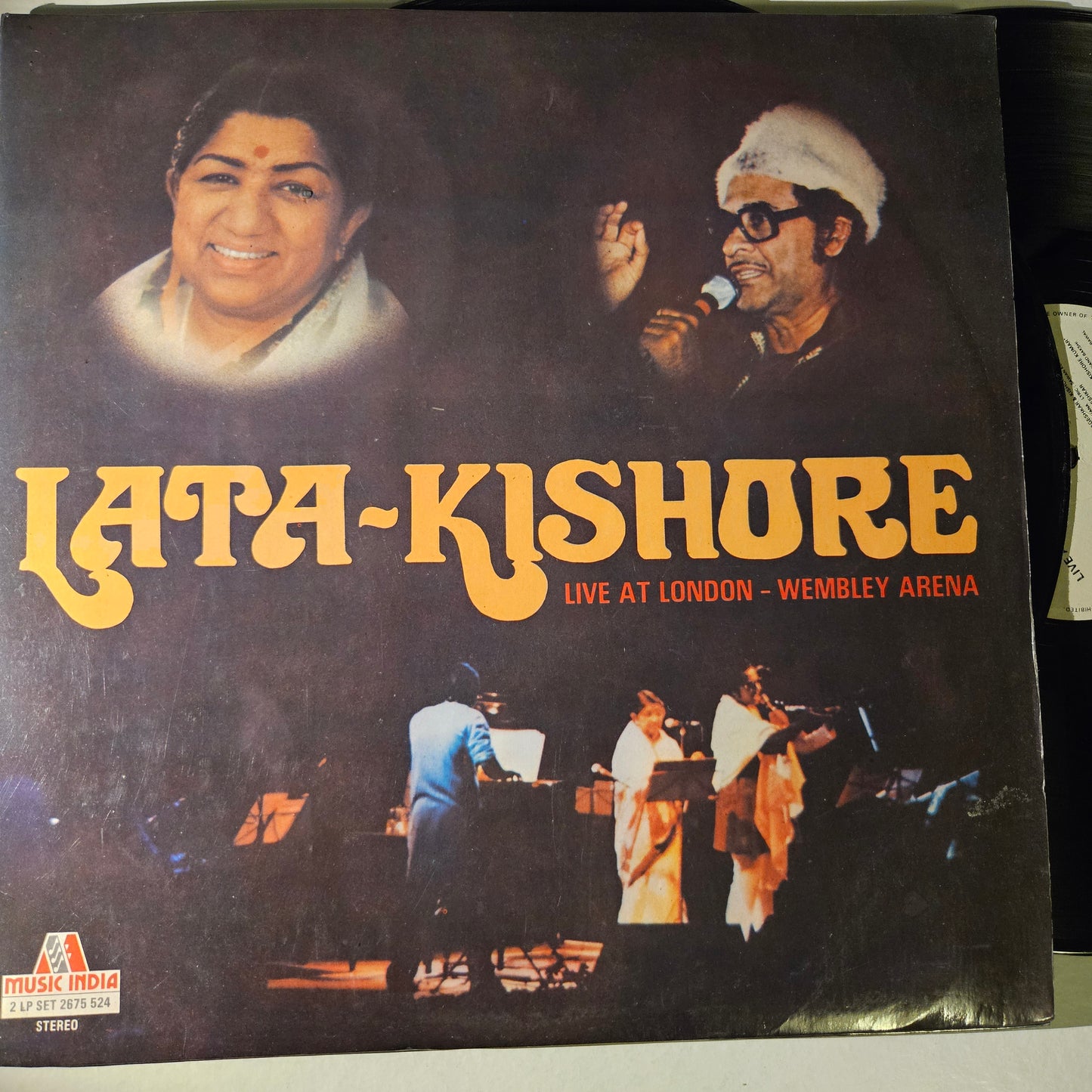 Lata* - Kishore* – Live At London - Wembley Arena 2 LP set in excellent Rare