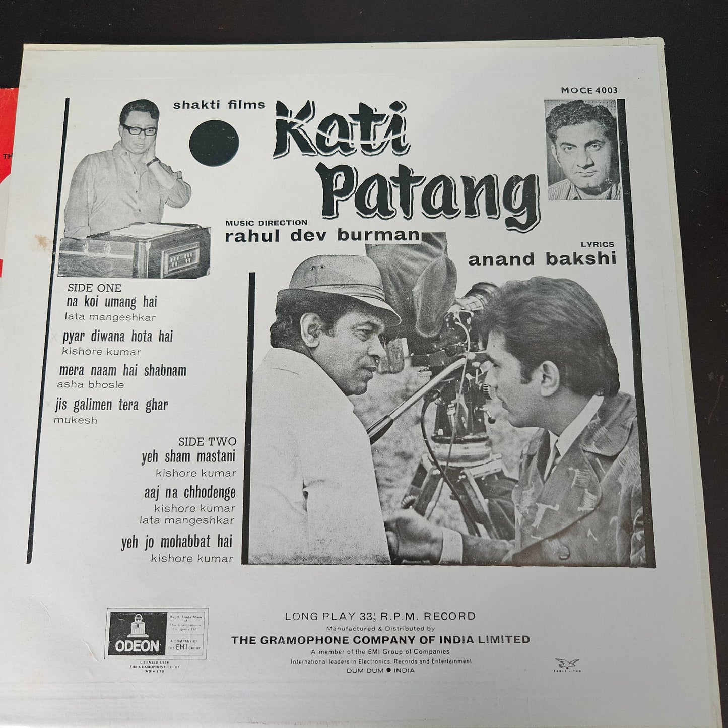 2 LPs Blockbuster Kati Patang and Safar in near mint Pristine condition