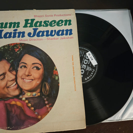 Tum Haseen Main Jawan - Music by shankar Jaikishan -1st Ring Odeon in excellent condition