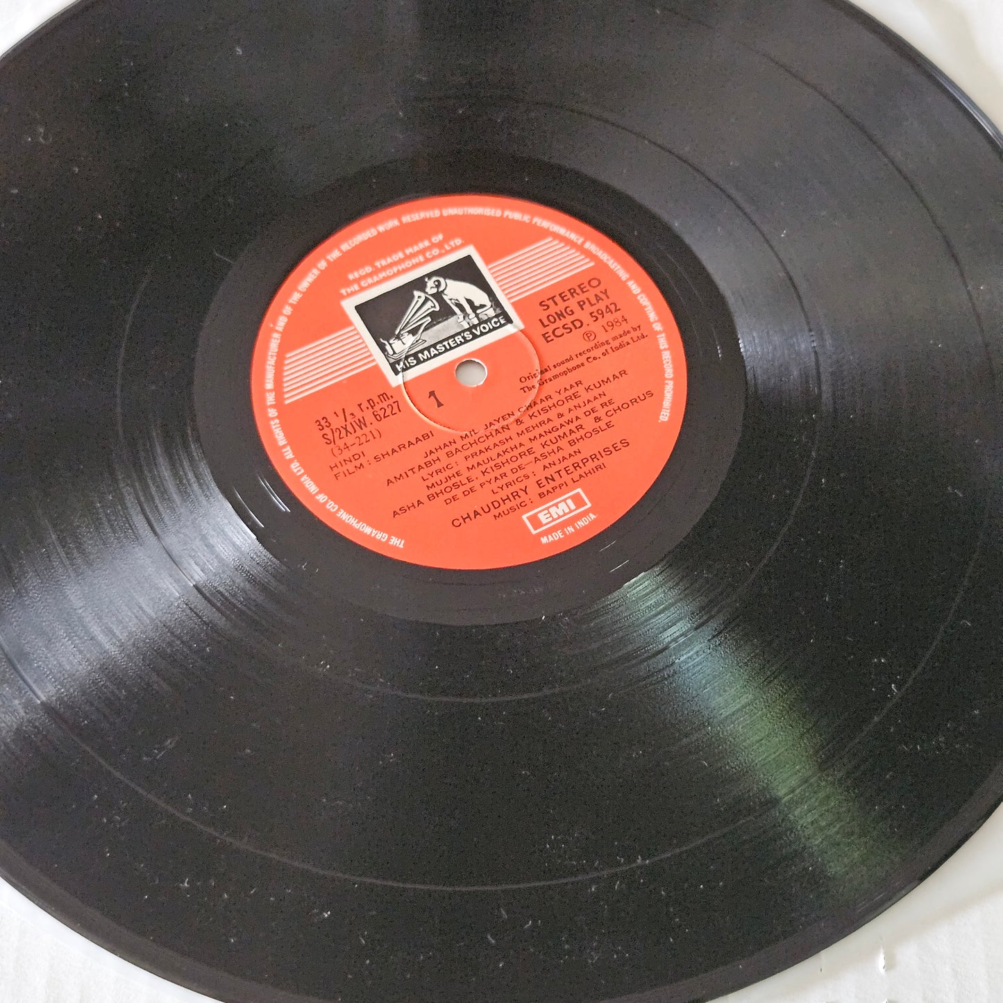 Sharaabi - Music by Bappi Lahiri blockbuster in Excellent condition original soundtrack