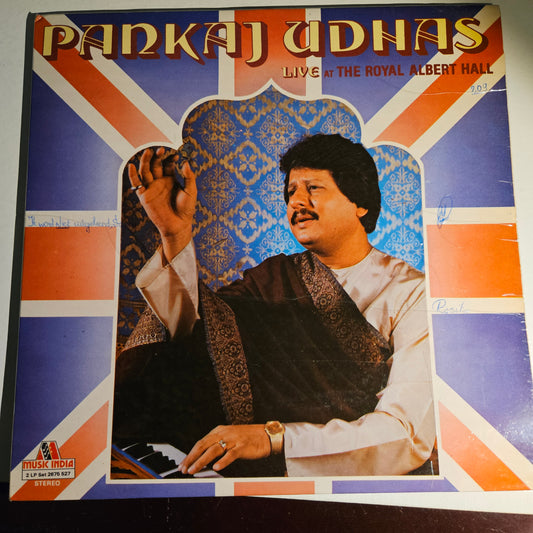 Pankaj Udhas - Live at Royal Albert Hall 2 LP set in excellent condition