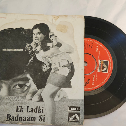 Bappi Lahiri ‎– Ek Ladki Badnaam Si Rare Ep in near mint