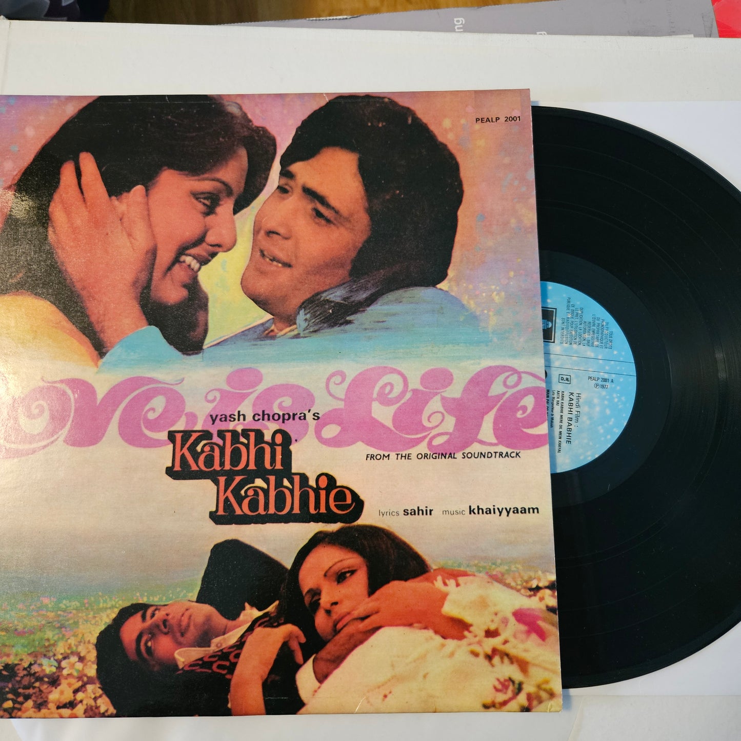 Kabhi Kabhie - Rare Odeon - Pressed in France - Khaiyyam and Sahir classic - in near mint Pristine condition