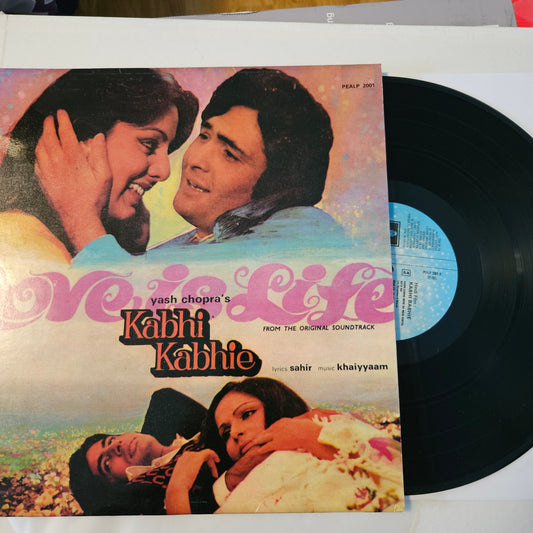Kabhi Kabhie - Rare Odeon - Pressed in France - Khaiyyam and Sahir classic - in near mint Pristine condition