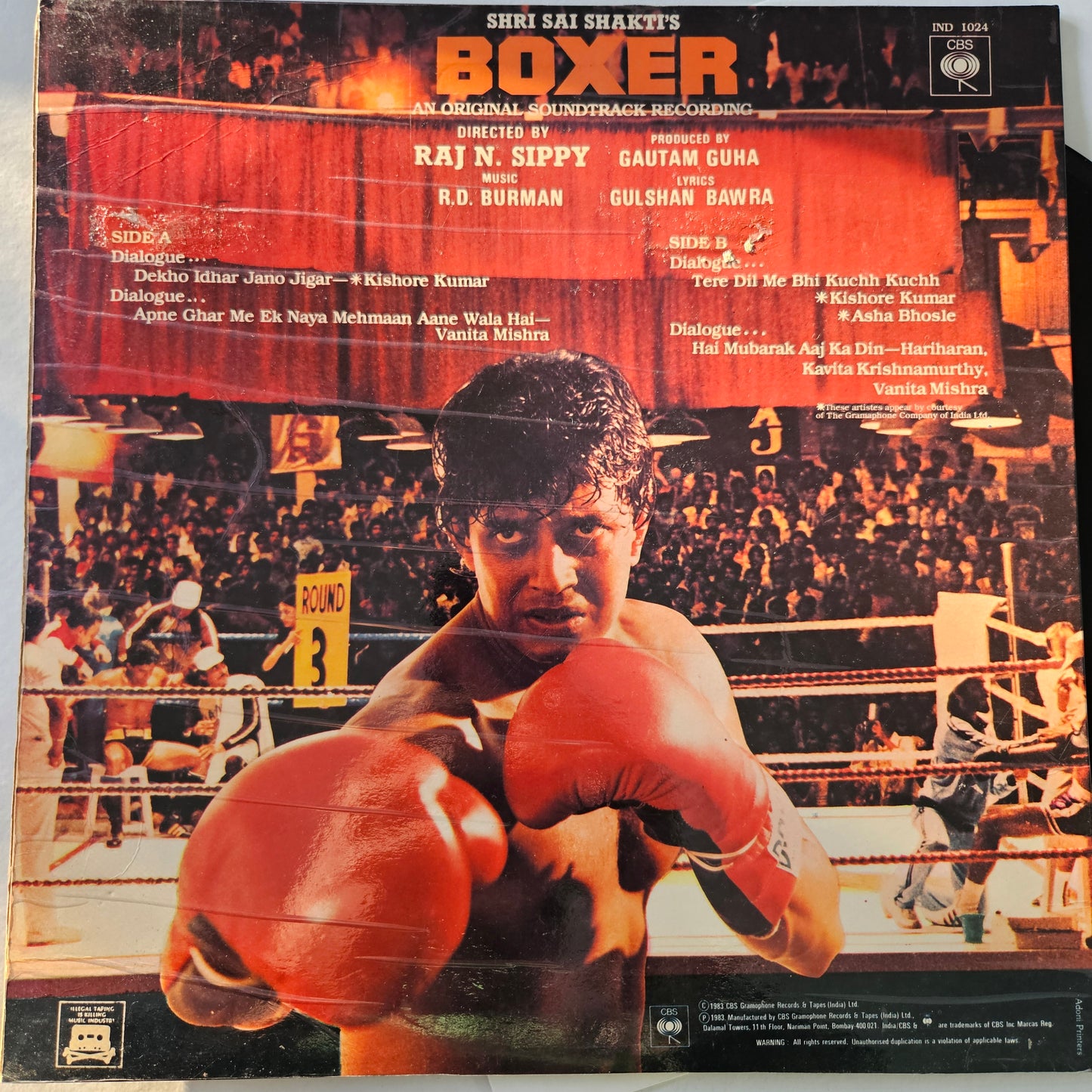 BOXER - R. D. Burman Record in excellent condition