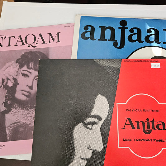 3 lps Laxmikant Pyarelal Superhit Lps collection Anita, Intaqam and Anjaana in Near Mint Pristine condition