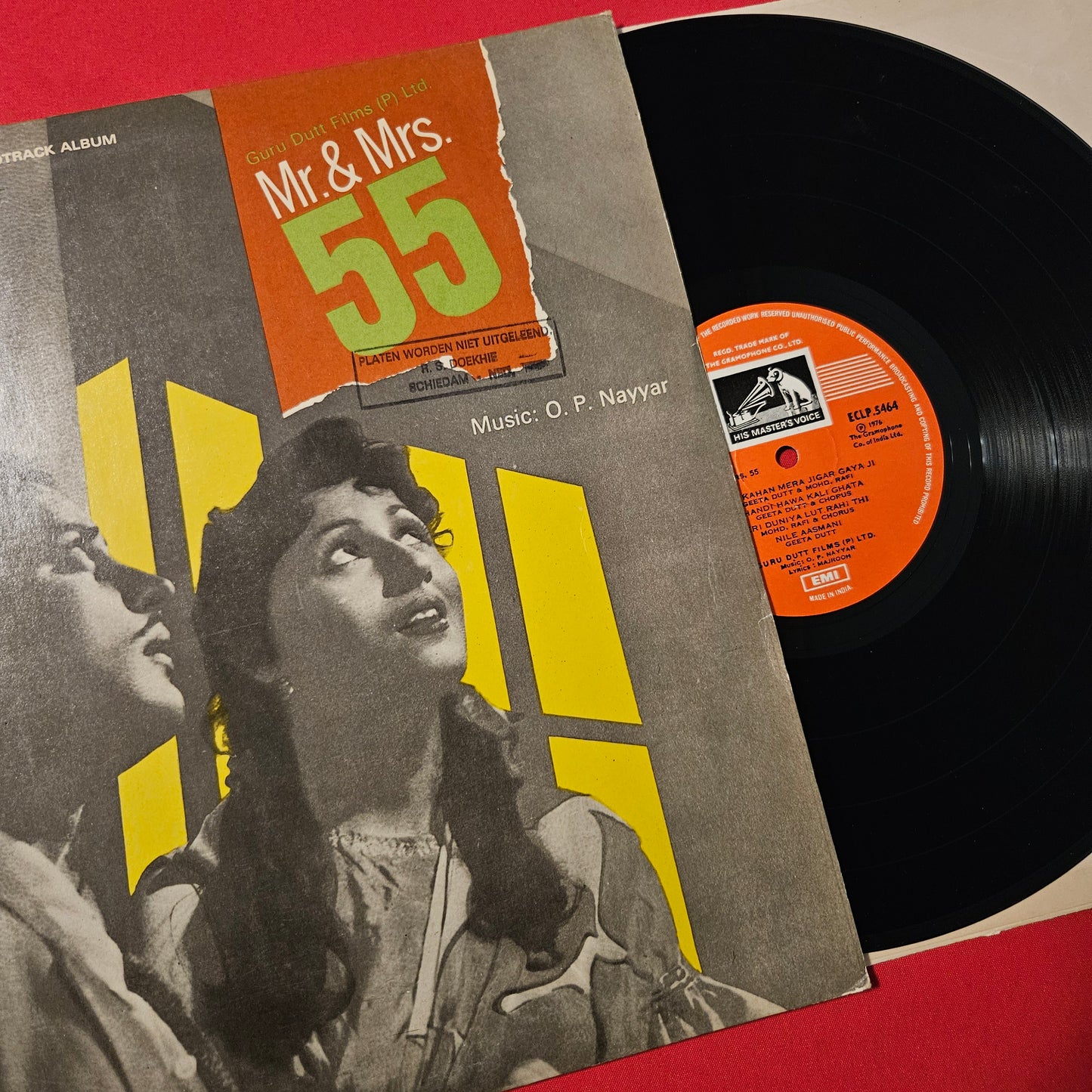 Mr. & Mrs. 55 - O P Nayyar and Guru Dutt classic superhit in near mint